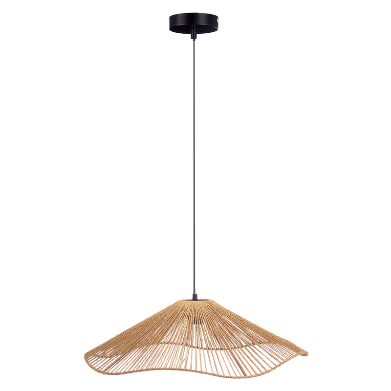 Lampa sufitowa VELTO pleciony klosz, 55 cm