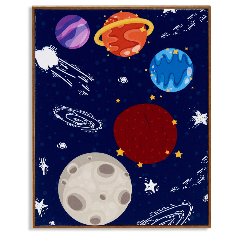 Plakat w ramce kosmos PLANET, 41,2 x 51,5 cm