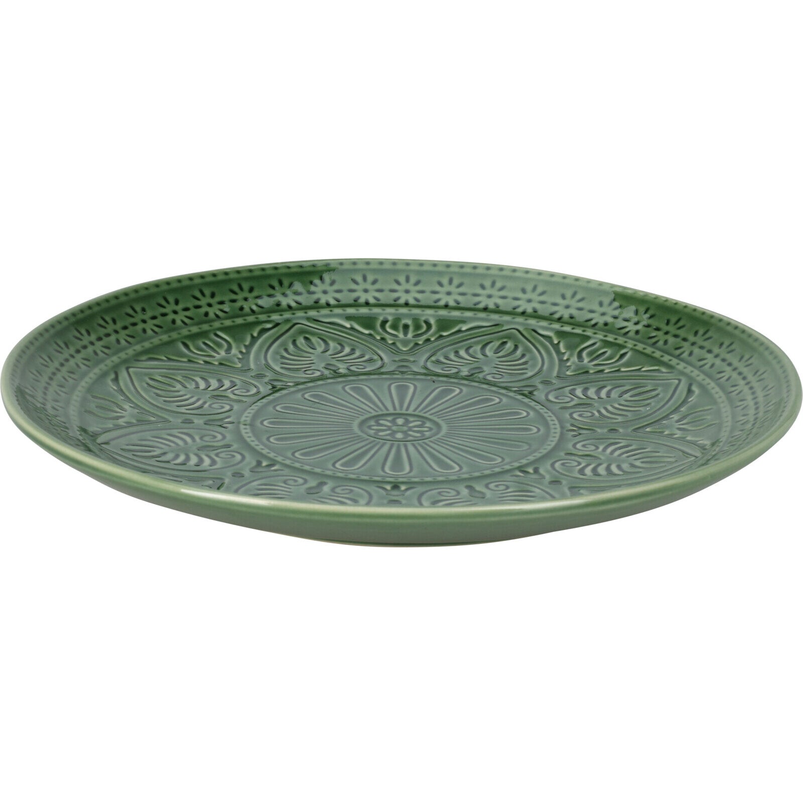 Ceramiczny talerz ze żłobionym wzorem, Ø 26,5 cm