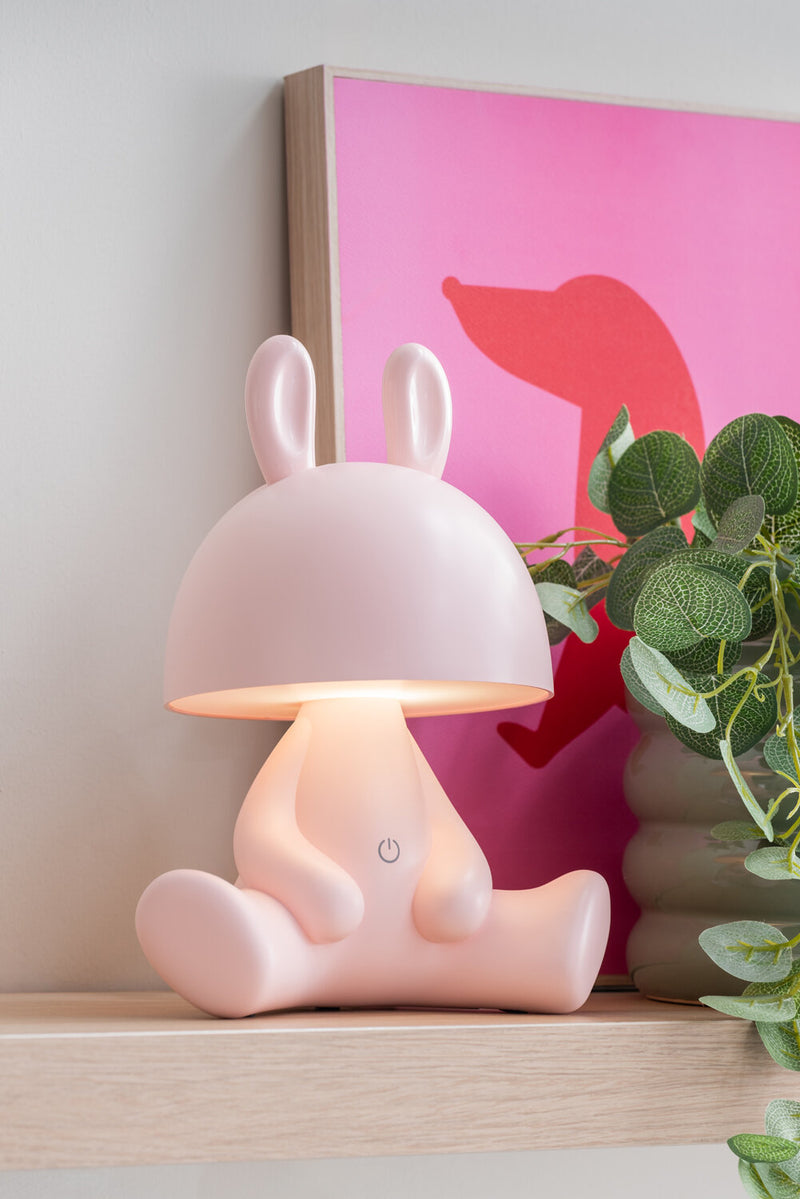 Lampka nocna do pokoju dziecka BUNNY, bezprzewodowa