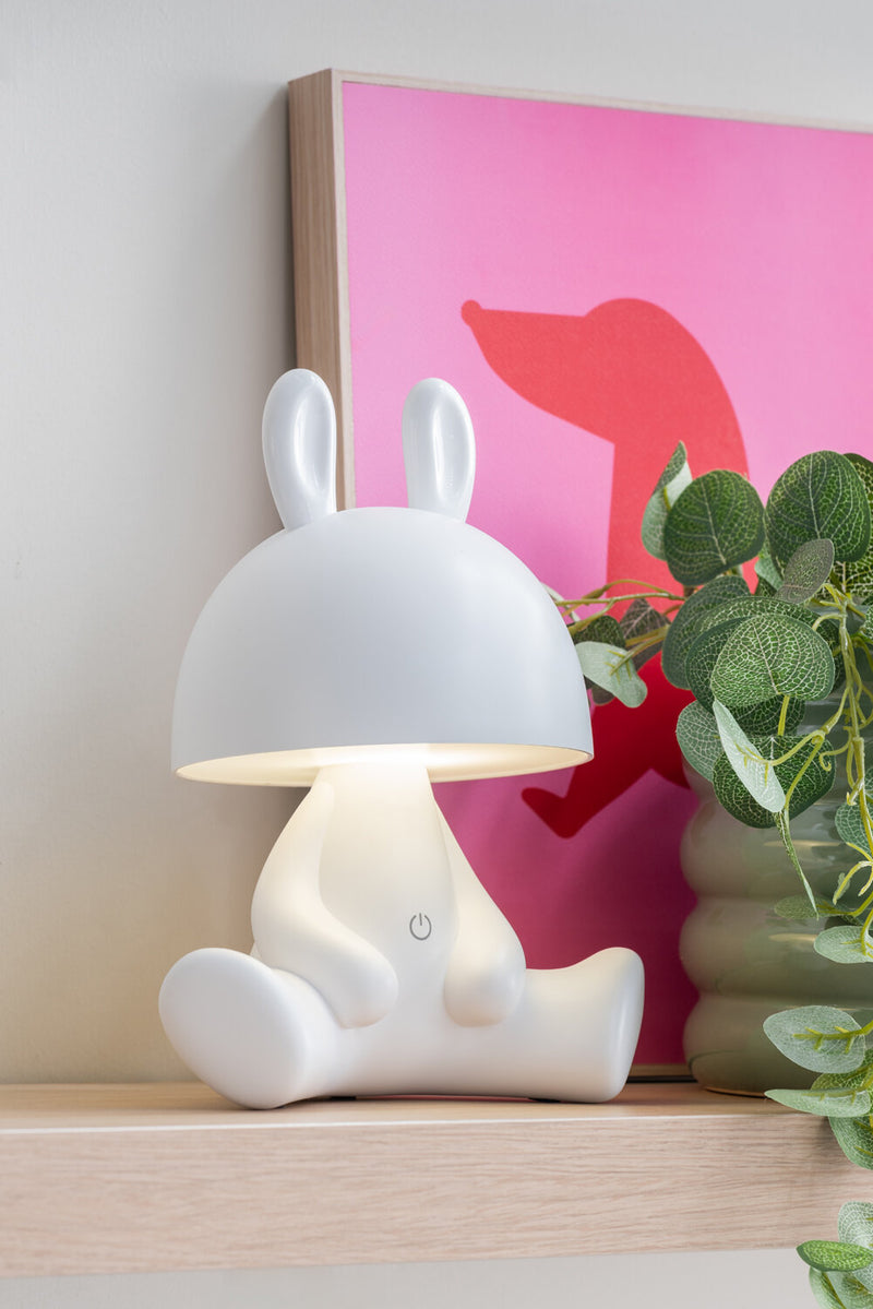 Lampka nocna do pokoju dziecka BUNNY, bezprzewodowa