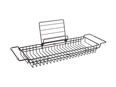 Półka na wannę CADDY, metalowa, 18 x 20 x 61 cm