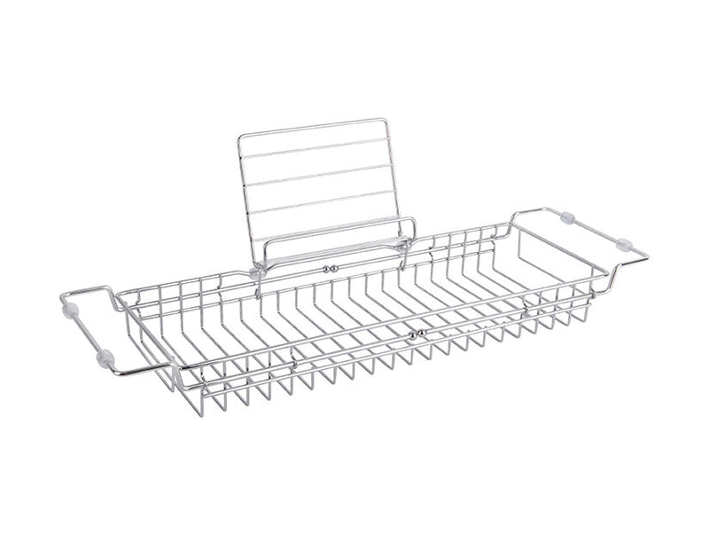 Półka na wannę CADDY, metalowa, 18 x 20 x 61 cm