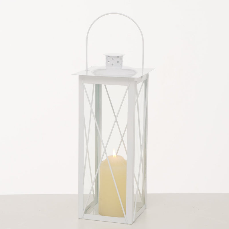 Metalowy lampion z uchwytem, FAROL, 20, 35 i 50 cm