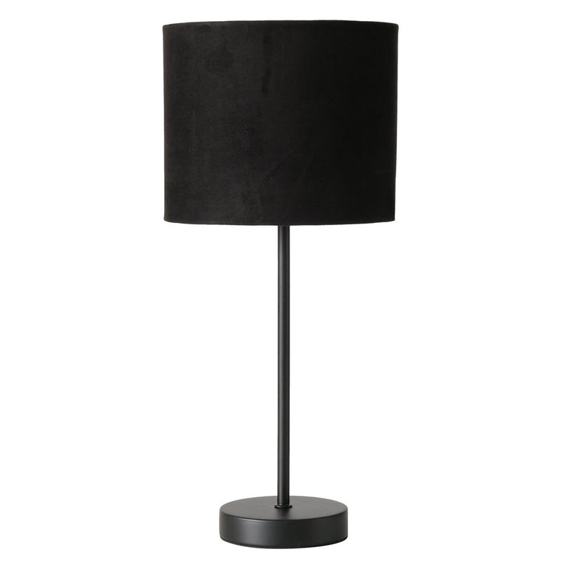 Lampa stołowa z materiałowym kloszem, NERO, 40 cm