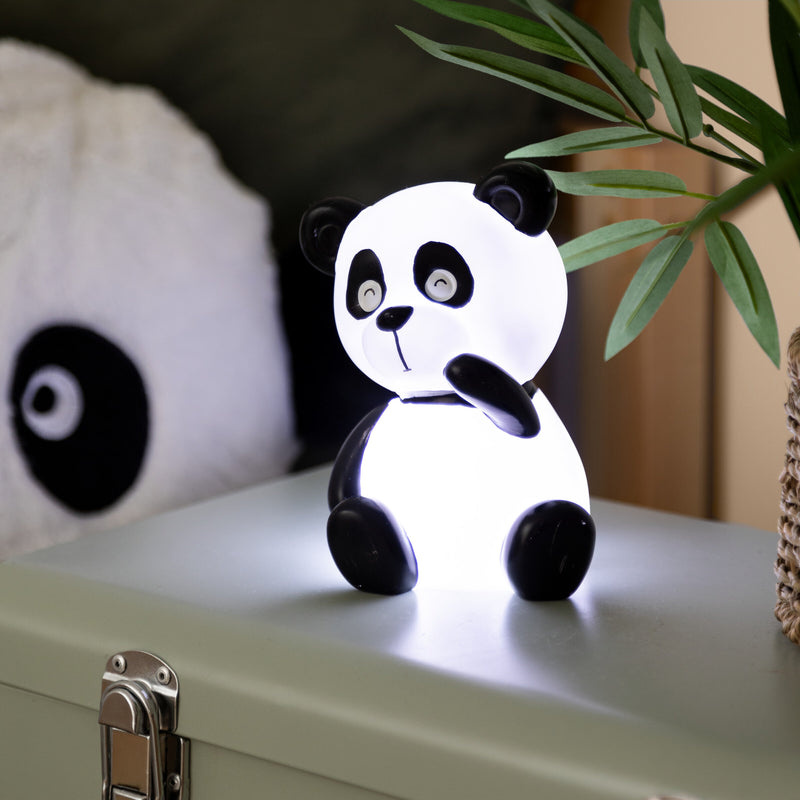 Lampka nocna PANDA na baterie, wys. 14 cm