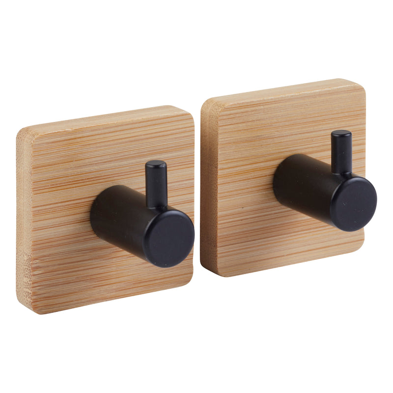 Zestaw 2 haczyków samoprzylepnych STIKY, 2 uchwyty x 4,5 x 4,5 cm