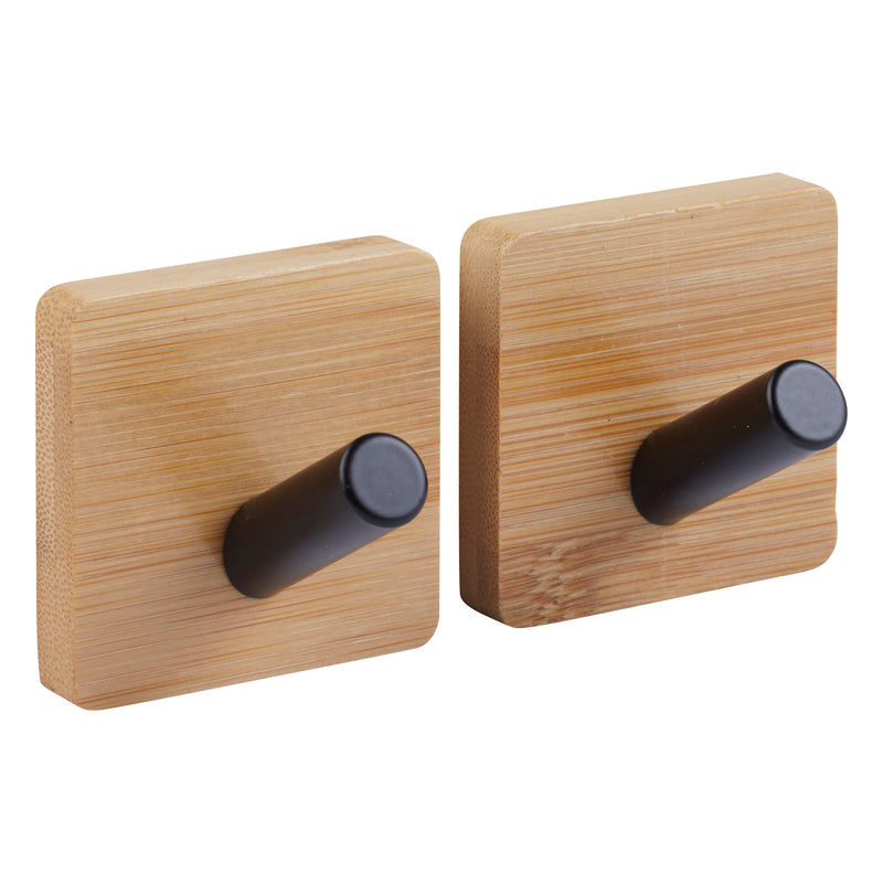 Zestaw 2 haczyków samoprzylepnych STIKY, 2 uchwyty x 4,5 x 4,5 cm