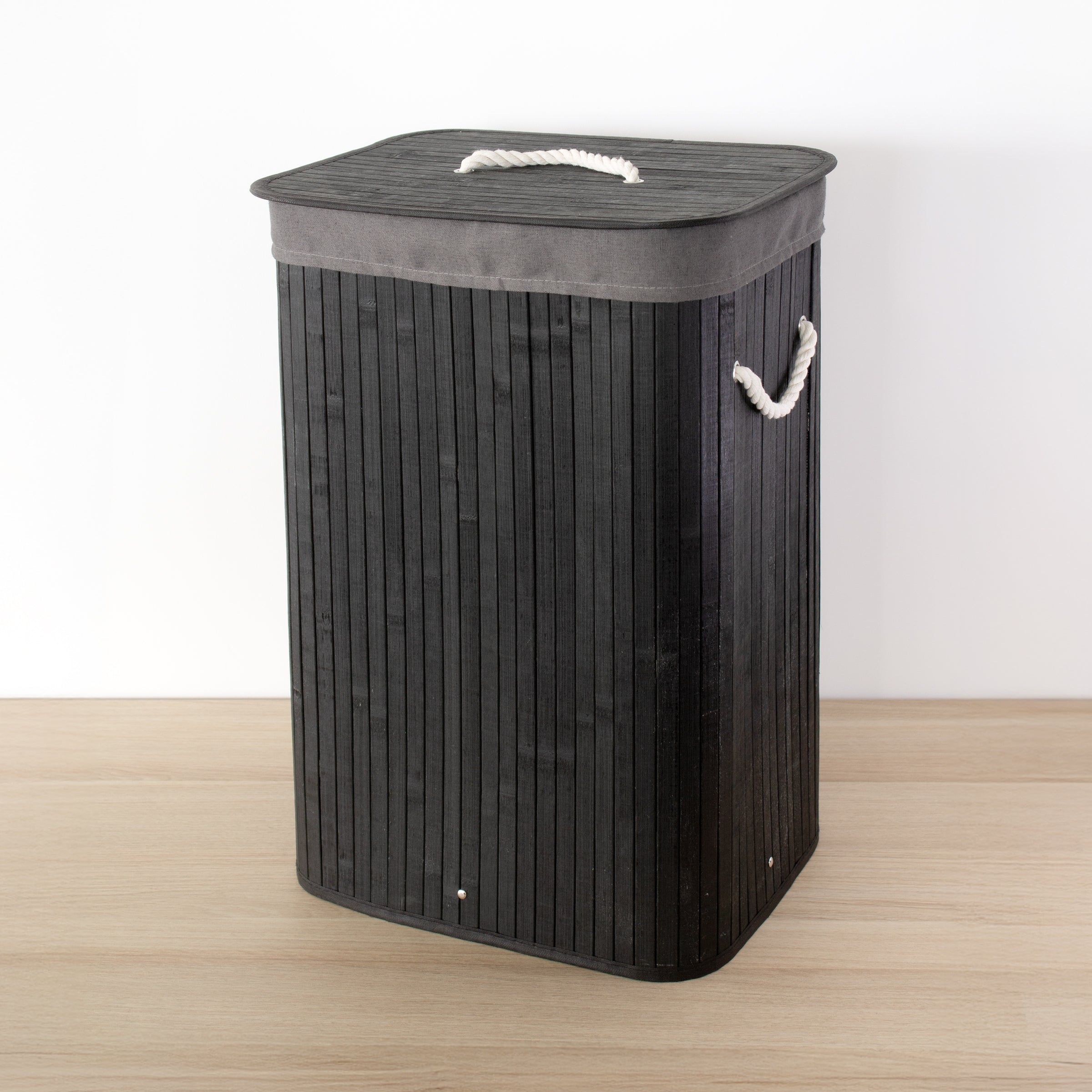 Bambusowy kosz na pranie SADE, 80 l