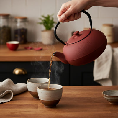 Czajnik żeliwny z zaparzaczem NOMI, 800 ml