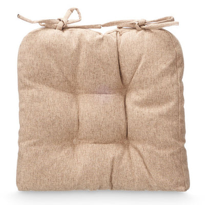 Poduszki na krzesło z pikowaniem i troczkami, 40 × 40 cm