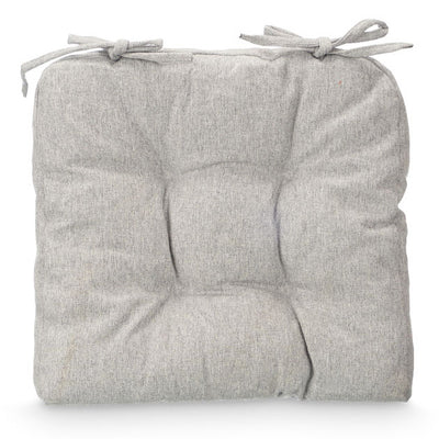 Poduszki na krzesło z pikowaniem i troczkami, 40 × 40 cm