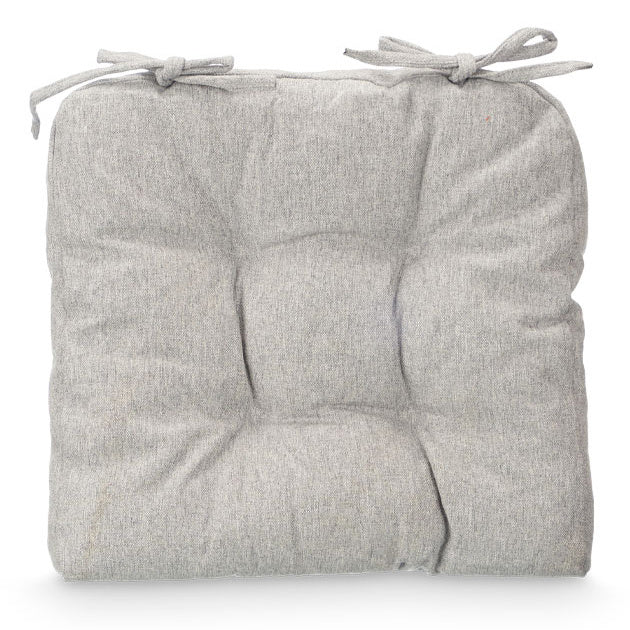 Poduszki na krzesło z pikowaniem i troczkami, 40 × 40 cm