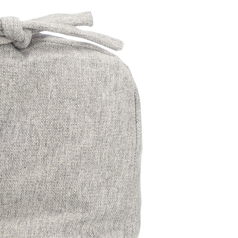 Poduszki na krzesło z pikowaniem i troczkami, 40 × 40 cm