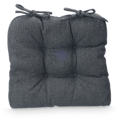 Poduszki na krzesło z pikowaniem i troczkami, 40 × 40 cm