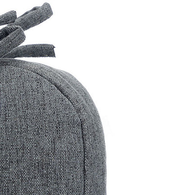 Poduszki na krzesło z pikowaniem i troczkami, 40 × 40 cm