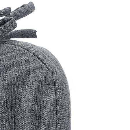 Poduszki na krzesło z pikowaniem i troczkami, 40 × 40 cm