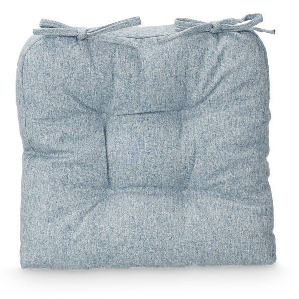 Poduszki na krzesło z pikowaniem i troczkami, 40 × 40 cm