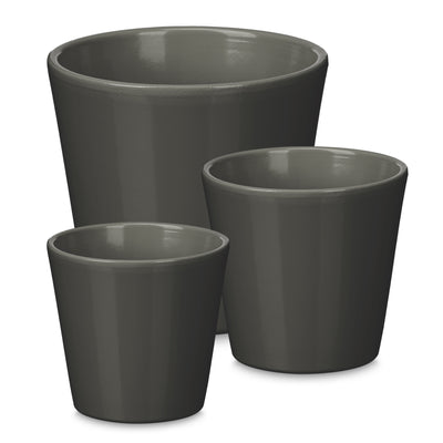 Zestaw stożkowych doniczek Ø 14, 17, 22 cm 