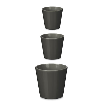 Zestaw stożkowych doniczek Ø 14, 17, 22 cm 