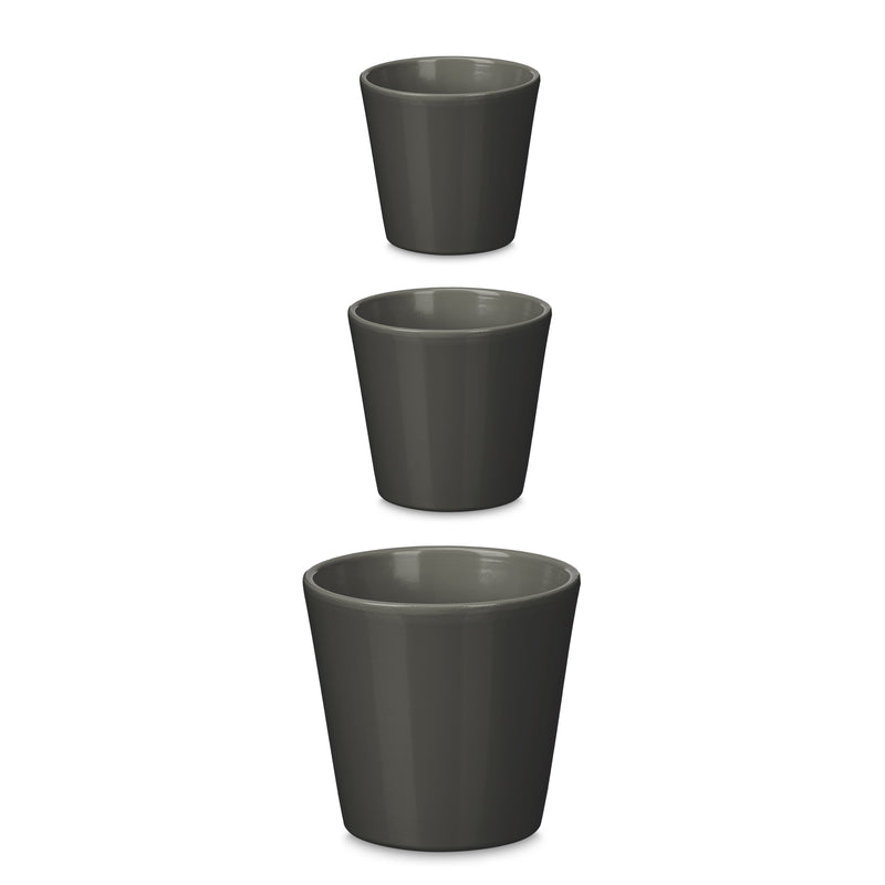Zestaw stożkowych doniczek Ø 14, 17, 22 cm 