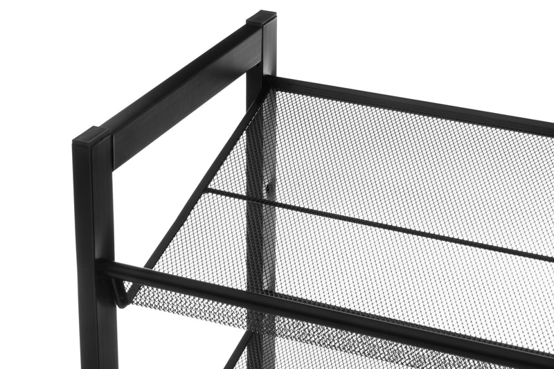 Metalowy stojak na buty MIMMI, 2 poziomy, 74 cm