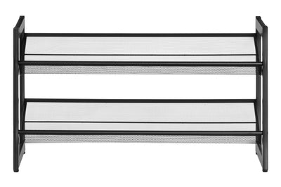 Metalowy stojak na buty MIMMI, 2 poziomy, 74 cm