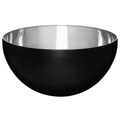 Czarna miska ze stali, Ø 24 cm