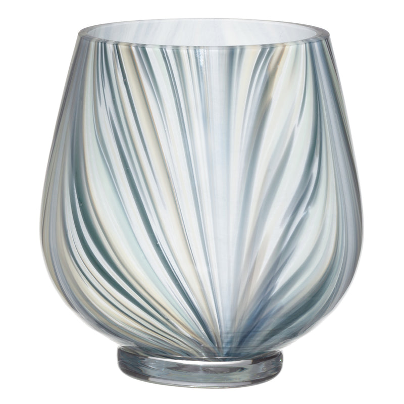 Szklany wazon ze wzorem TUULI, 14,5 cm
