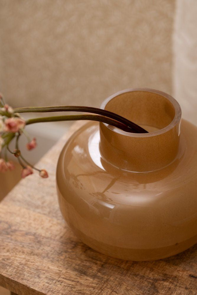 Wazon dekoracyjny z barwionego szkła ILMA, 16 cm