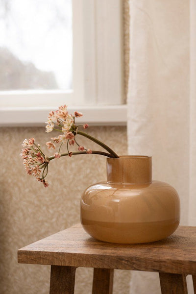 Wazon dekoracyjny z barwionego szkła ILMA, 16 cm