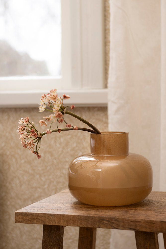 Wazon dekoracyjny z barwionego szkła ILMA, 16 cm