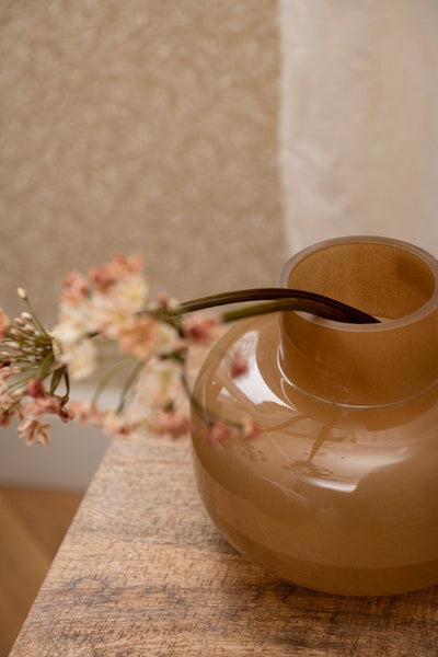 Wazon dekoracyjny z barwionego szkła ILMA, 16 cm