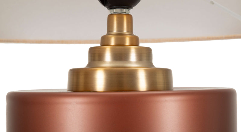 Lampa stołowa z abażurem, Ø 36 cm 