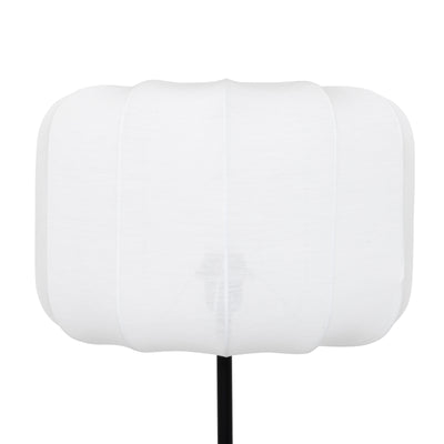 Lampka stojąca do salonu TOBIE z bawełnianym abażurem, Ø 37 x 150 cm