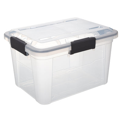 Pojemnik plastikowy z pokrywą PROTECT, 18 l