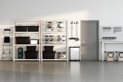 Pojemnik plastikowy z pokrywą PROTECT, 18 l