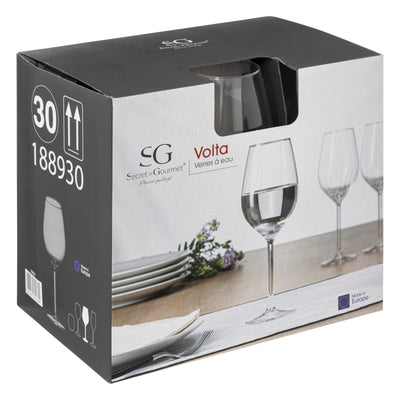 Kieliszki do wody VOLTA, 6 sztuk x 530 ml