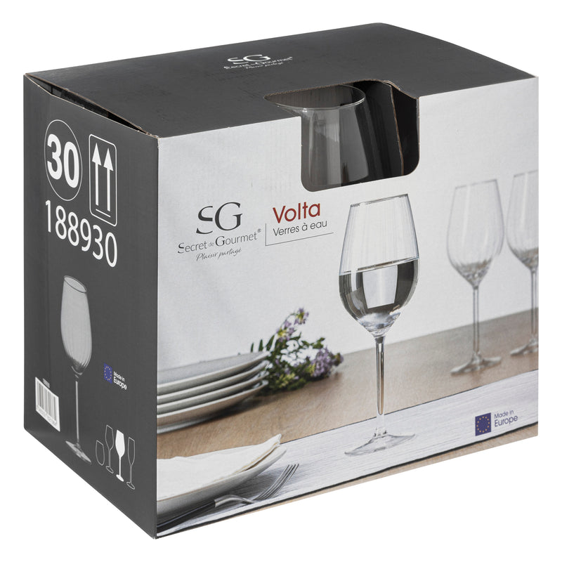 Kieliszki do wody VOLTA, 6 sztuk x 530 ml