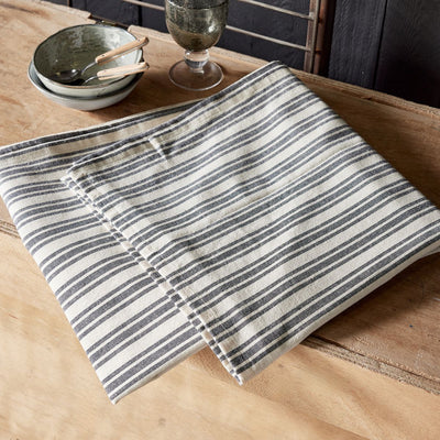 Obrus bawełniany w pasy, 140 x 240 cm, BEACH HUT