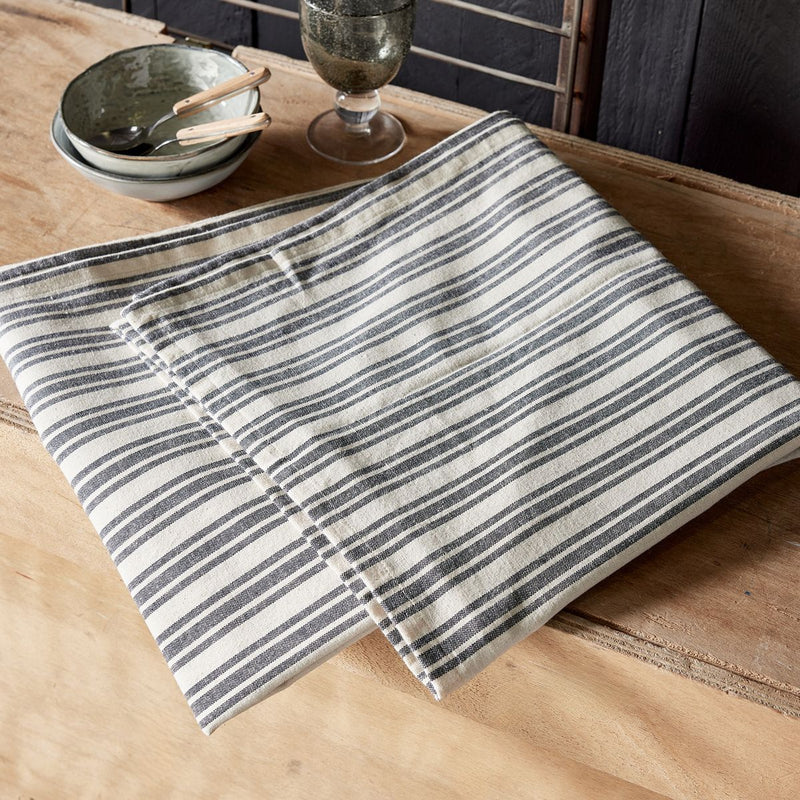 Obrus bawełniany w pasy, 140 x 240 cm, BEACH HUT