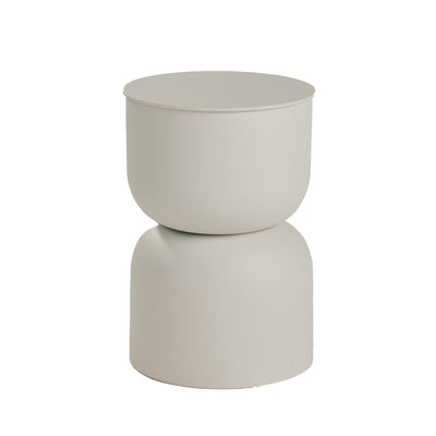 Stolik metalowy typu hourglass, 30 x 46 cm, MATCHA