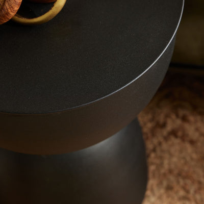 Metalowy stolik pomocniczy, 30 x 46 cm, MATCHA