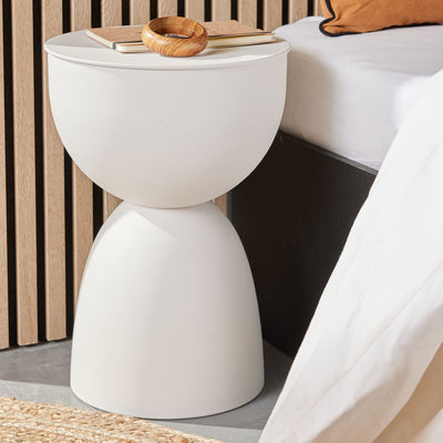 Metalowy stolik pomocniczy, 30 x 46 cm, MATCHA