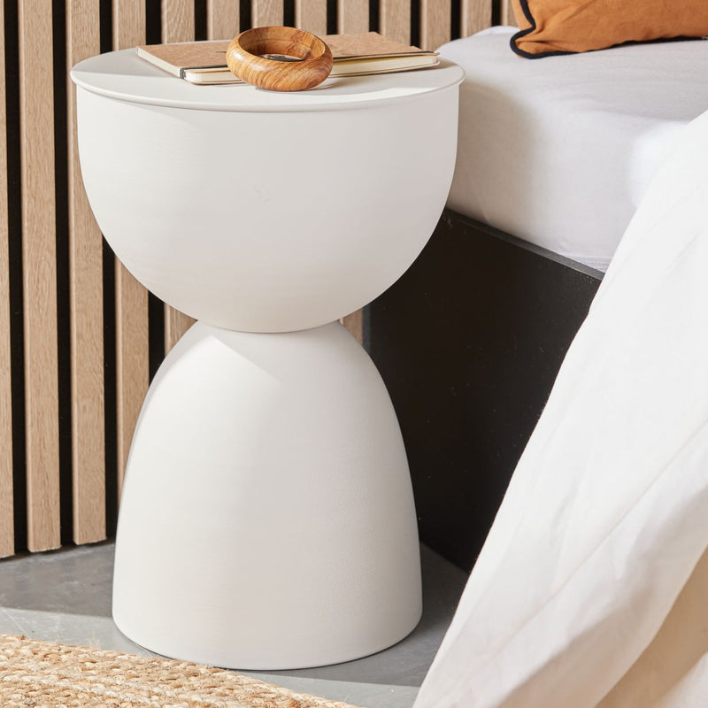 Metalowy stolik pomocniczy, 30 x 46 cm, MATCHA