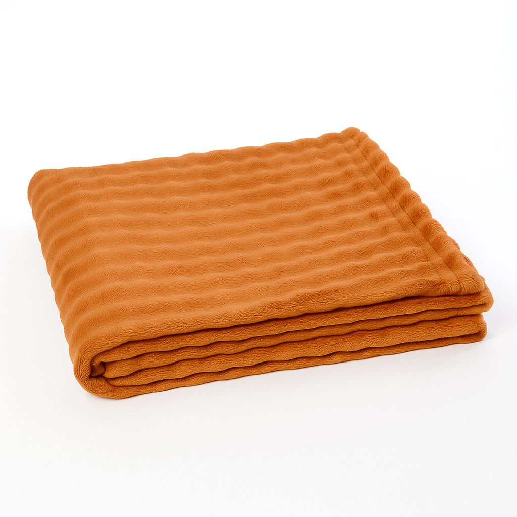 Koc z tłoczonym wzorem, 130 x 180 cm, DOUCELIN