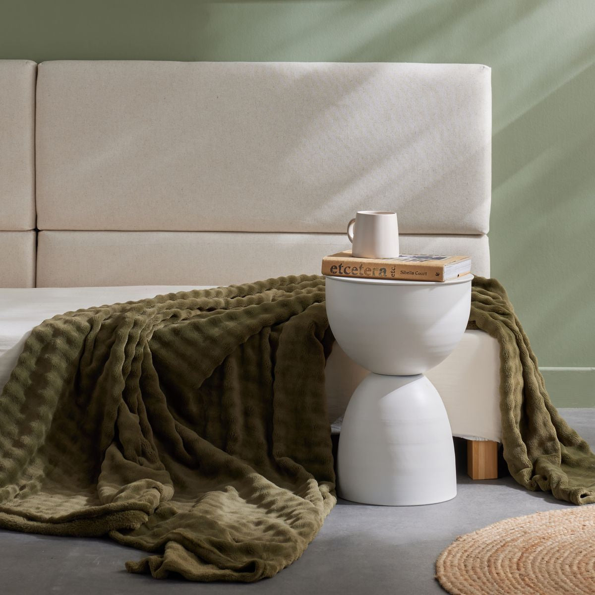 Koc z tłoczonym wzorem, 130 x 180 cm, DOUCELIN