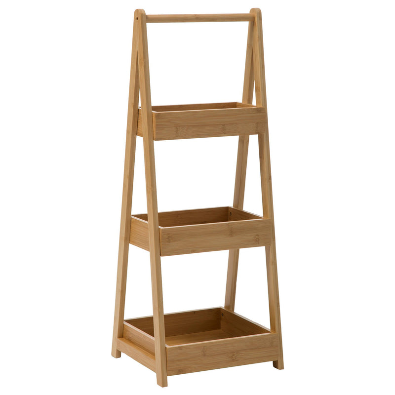 OUTLET Regał do łazienki GREEN HARMONY, 3 półki, bambus