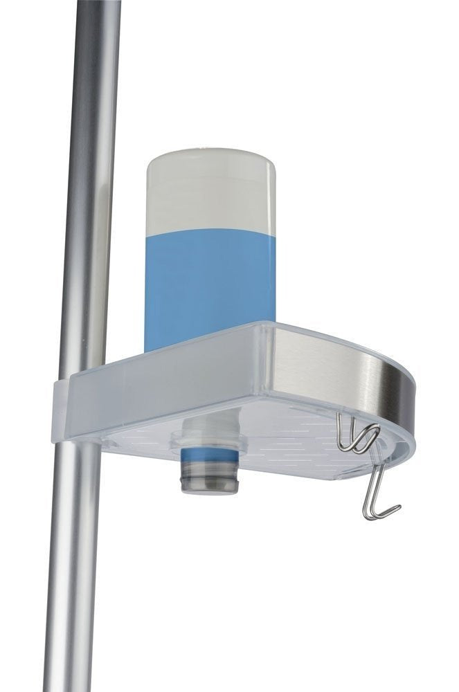 OUTLET Półka łazienkowa narożna  Premium Edge, 3 poziomy, lusterko, teleskopowa, WENKO