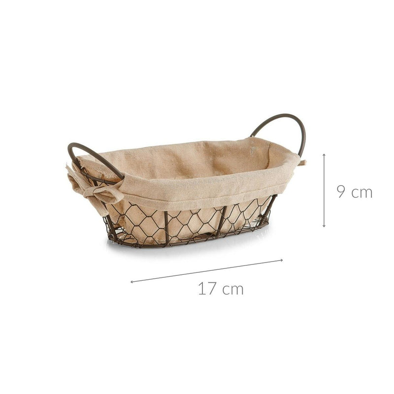 Koszyk na chleb, pieczywo, owoce COUNTRY STYLE, 26x17x9 cm, ZELLER